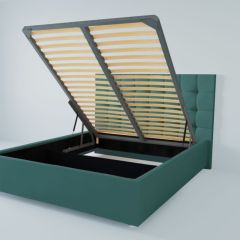 Кровать Венеция с ПМ 1200 (велюр бирюзовый) в Тарко-Сале - tarko-sale.mebel24.online | фото
