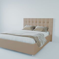 Кровать Венеция с ПМ 1600 (велюр светло-серый) в Тарко-Сале - tarko-sale.mebel24.online | фото 2