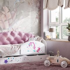 Кровать Звездочка на щитах + Бортик в Тарко-Сале - tarko-sale.mebel24.online | фото