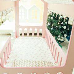 Кровать-домик без ящика 800*1600 (Розовый) в Тарко-Сале - tarko-sale.mebel24.online | фото 3