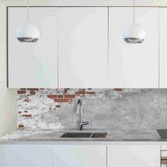 Кухонный фартук со столешницей (А-01) в едином стиле (3050 мм) в Тарко-Сале - tarko-sale.mebel24.online | фото