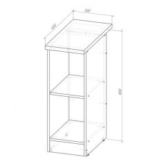 Кухонный гарнитур Адажио мега прайм 1500 х 2700 мм в Тарко-Сале - tarko-sale.mebel24.online | фото 15