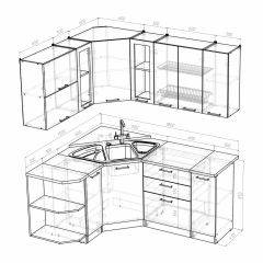 Кухонный гарнитур Алина оптима (1500*1800) в Тарко-Сале - tarko-sale.mebel24.online | фото 3