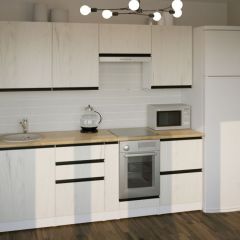 Кухонный гарнитур Амели компакт 2200 мм в Тарко-Сале - tarko-sale.mebel24.online | фото
