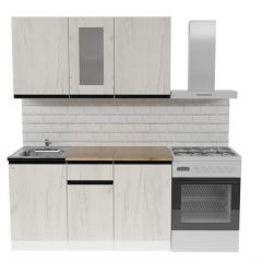 Кухонный гарнитур Амели медиум 1400 мм в Тарко-Сале - tarko-sale.mebel24.online | фото 2