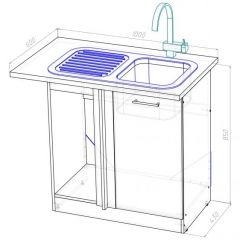 Кухонный гарнитур Амели мега прайм 1500х2700 мм в Тарко-Сале - tarko-sale.mebel24.online | фото 18