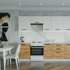 Кухонный гарнитур Лада 3000 (Стол. 26мм) в Тарко-Сале - tarko-sale.mebel24.online | фото