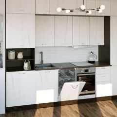 Кухонный гарнитур Лоретта люкс 3000 мм в Тарко-Сале - tarko-sale.mebel24.online | фото