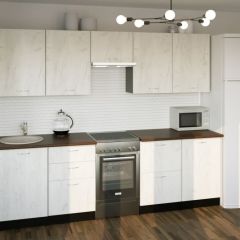 Кухонный гарнитур Лоретта мега 2500 мм в Тарко-Сале - tarko-sale.mebel24.online | фото