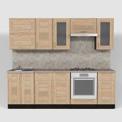 Кухонный гарнитур Ника базис 2400 в Тарко-Сале - tarko-sale.mebel24.online | фото 3