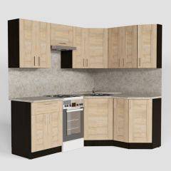 Кухонный гарнитур Ника мега оптима 2100*1500 в Тарко-Сале - tarko-sale.mebel24.online | фото 2