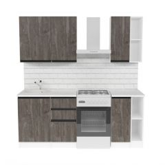 Кухонный гарнитур Ноктюрн медиум 1400 мм в Тарко-Сале - tarko-sale.mebel24.online | фото 4