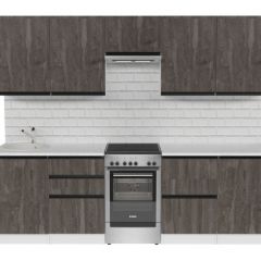 Кухонный гарнитур Ноктюрн мега 2500 мм в Тарко-Сале - tarko-sale.mebel24.online | фото 3