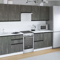 Кухонный гарнитур Ноктюрн мега 2500 мм в Тарко-Сале - tarko-sale.mebel24.online | фото