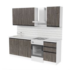 Кухонный гарнитур Ноктюрн стандарт 1600 мм в Тарко-Сале - tarko-sale.mebel24.online | фото 4