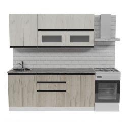 Кухонный гарнитур Паола макси 1800 мм в Тарко-Сале - tarko-sale.mebel24.online | фото 3