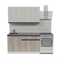 Кухонный гарнитур Паола медиум 1400 мм в Тарко-Сале - tarko-sale.mebel24.online | фото 3
