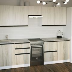 Кухонный гарнитур Паола мега 2500 мм в Тарко-Сале - tarko-sale.mebel24.online | фото