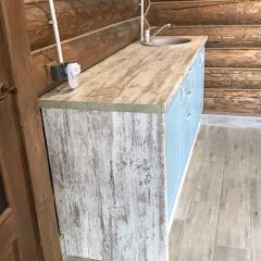 Кухонный гарнитур Принцесса угловой 1200*2400 Арктик (модульный) Горизонт в Тарко-Сале - tarko-sale.mebel24.online | фото 12