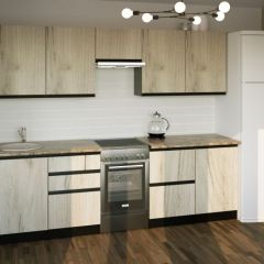 Кухонный гарнитур Равенна мега 2500 мм в Тарко-Сале - tarko-sale.mebel24.online | фото