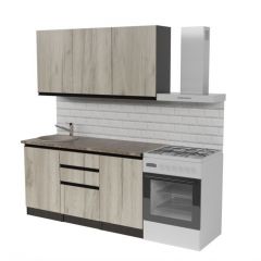 Кухонный гарнитур Равенна нормал 1500 мм в Тарко-Сале - tarko-sale.mebel24.online | фото 4