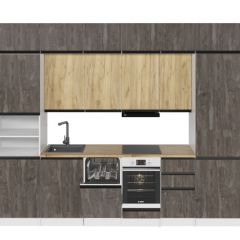 Кухонный гарнитур Сапфир 2 экстра 3000 мм в Тарко-Сале - tarko-sale.mebel24.online | фото 3