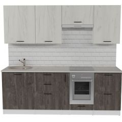 Кухонный гарнитур Сиена компакт 2200 мм в Тарко-Сале - tarko-sale.mebel24.online | фото 3
