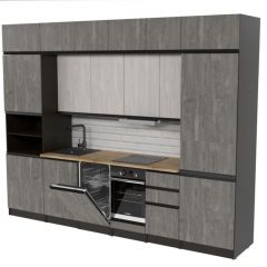 Кухонный гарнитур Симфония люкс 3000 мм в Тарко-Сале - tarko-sale.mebel24.online | фото 3