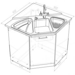 Кухонный гарнитур Симфония оптима 1800х2400 мм в Тарко-Сале - tarko-sale.mebel24.online | фото 18