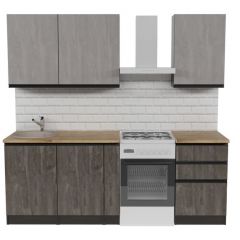 Кухонный гарнитур Симфония стандарт 1600 мм в Тарко-Сале - tarko-sale.mebel24.online | фото 3