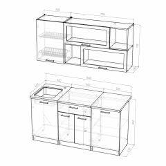 Кухонный гарнитур Симона стандарт 1600 в Тарко-Сале - tarko-sale.mebel24.online | фото 4