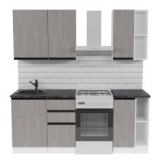 Кухонный гарнитур Сюита медиум 1400 мм в Тарко-Сале - tarko-sale.mebel24.online | фото 3