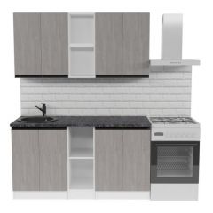 Кухонный гарнитур Сюита нормал 1500 мм в Тарко-Сале - tarko-sale.mebel24.online | фото 3