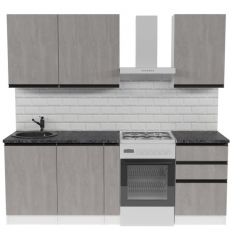 Кухонный гарнитур Сюита стандарт 1600 мм в Тарко-Сале - tarko-sale.mebel24.online | фото 3