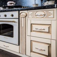 Кухонный гарнитур Верона 3.3 (крем) композиция №1 в Тарко-Сале - tarko-sale.mebel24.online | фото 6