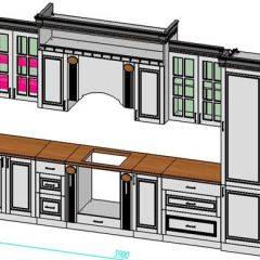 Кухонный гарнитур Верона 3.9 (крем) композиция №2 в Тарко-Сале - tarko-sale.mebel24.online | фото 6