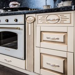 Кухонный гарнитур Верона (крем) модульная в Тарко-Сале - tarko-sale.mebel24.online | фото 5