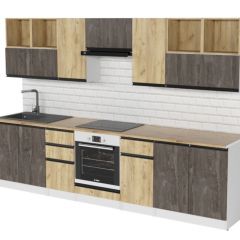 Кухонный гарнитур Виола экстра 3000 мм в Тарко-Сале - tarko-sale.mebel24.online | фото 3