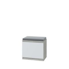 ЛОРИ Прихожая модульная (дуб серый/белый) в Тарко-Сале - tarko-sale.mebel24.online | фото 6