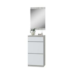 ЛОРИ Прихожая модульная (дуб серый/белый) в Тарко-Сале - tarko-sale.mebel24.online | фото 9