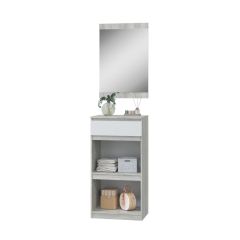 ЛОРИ Прихожая модульная (дуб серый/белый) в Тарко-Сале - tarko-sale.mebel24.online | фото 10