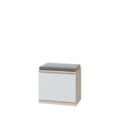 ЛОРИ Прихожая модульная (дуб сонома светлый/белый) в Тарко-Сале - tarko-sale.mebel24.online | фото 6