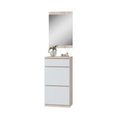 ЛОРИ Прихожая модульная (дуб сонома светлый/белый) в Тарко-Сале - tarko-sale.mebel24.online | фото 10