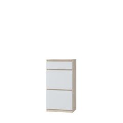 ЛОРИ Прихожая модульная (дуб сонома светлый/белый) в Тарко-Сале - tarko-sale.mebel24.online | фото 12