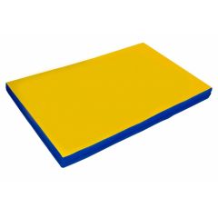 Мат гимнастический 2х1х0,08м цв. синий-желтый в Тарко-Сале - tarko-sale.mebel24.online | фото