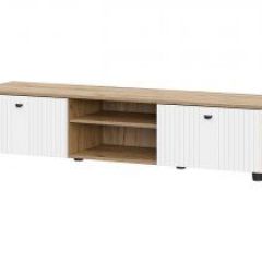 МИЛАН Гостиная (Дуб Золотой/Белый Матовый) в Тарко-Сале - tarko-sale.mebel24.online | фото 3