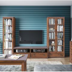 Модульная гостиная Индиана (Дуб саттер) в Тарко-Сале - tarko-sale.mebel24.online | фото