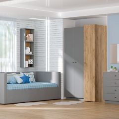 Модульная гостиная Квадро (ЛДСП дуб крафт золотой) в Тарко-Сале - tarko-sale.mebel24.online | фото 2