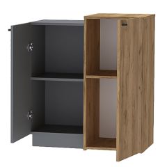 Модульная гостиная Квадро (ЛДСП дуб крафт золотой) в Тарко-Сале - tarko-sale.mebel24.online | фото 7