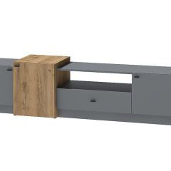 Модульная гостиная Квадро (ЛДСП дуб крафт золотой) в Тарко-Сале - tarko-sale.mebel24.online | фото 15